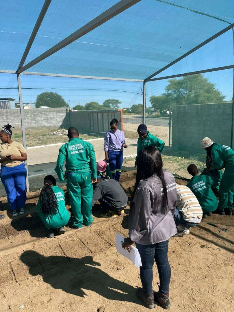 KTIN students during practical training